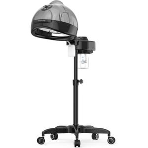 TASALON Professional Hair Steamer for Deep Conditioning, Hooded Dryer for Oil & Dye & Natural Hair, Mechanical Button & Knob Timing, Deep Moisturizing Hair Care, Hot Mist for Spa, Home Use, Salon