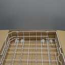 WD28X10384 Lower Rack Assembly for GE Dishwashers Rack Replacement, Replaces WD28X10166 AP5788827 PS8746204 WD28X10165 WD28X10206 WD28X10309, Includes 8 Rollers, 22.2"D x 21.3"W x 7.3"H