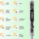 SEQURE SI012 Soldering Iron, 68W Electric Soldering Iron Kit Adjustable Temperature 212F-842F, 8S Fast Heating, Digital OLED, Auto Sleep, 19V Power Adapter, 2 Soldering Tips Portable Welding Tool