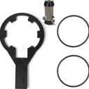 AR-PRO Chlorinator Wrench Opener with CLX200K O-Rings - 1 Piece Chlorinator Lid Wrench and 2 Pieces O-Rings for Hayward CL200, CL220, and CL2002S - Made of 50% More Durable Plastic
