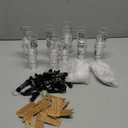 Kritkin 96 Pcs 24 Sets 21st Birthday Party Favors for Guests Finally Cheers to 21 Acrylic Shot Glasses 21th Bottle Opener Keychain with Thank You Tag Bag Birthday Souvenirs Party Supplies(Black)