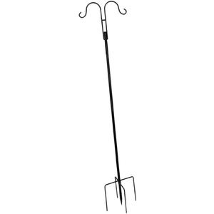Mipcase Ground Shepherd Hook for Hanging Solar Lights Plant Hanger Detachable Outdoor Garden Decoration Elegant Support for Baskets Lanterns and Bird Feeders