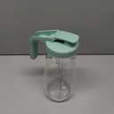 Momcozy Glass Breast Milk Pitcher, Formula Breastmilk Storage Container, Heat & Cold Resistant, No Leak Pitcher for Breastmilk with Wide Mouth, Fast Baby Formula Maker, 48OZ, 1 Count (Green)