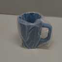 Baby Bath Rinse Cup, Silicone Body Washing Rinser Cup with Easy Grip Handle (Ether)