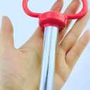 1 Pack Clevis pin, 3-2/5in x 3/4in Red Handle Hitch Pin Hitch Pin Accessories for Tractors