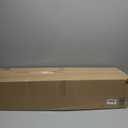 48 Inch Door Bottom Sweep for 2-1/4 Inch Wood Doors, Staple-On Exterior Door Bottom Weather Seal with Double Bubble and Drip Edge, Brown Front Door Sweep Avodah Hardware Made in USA