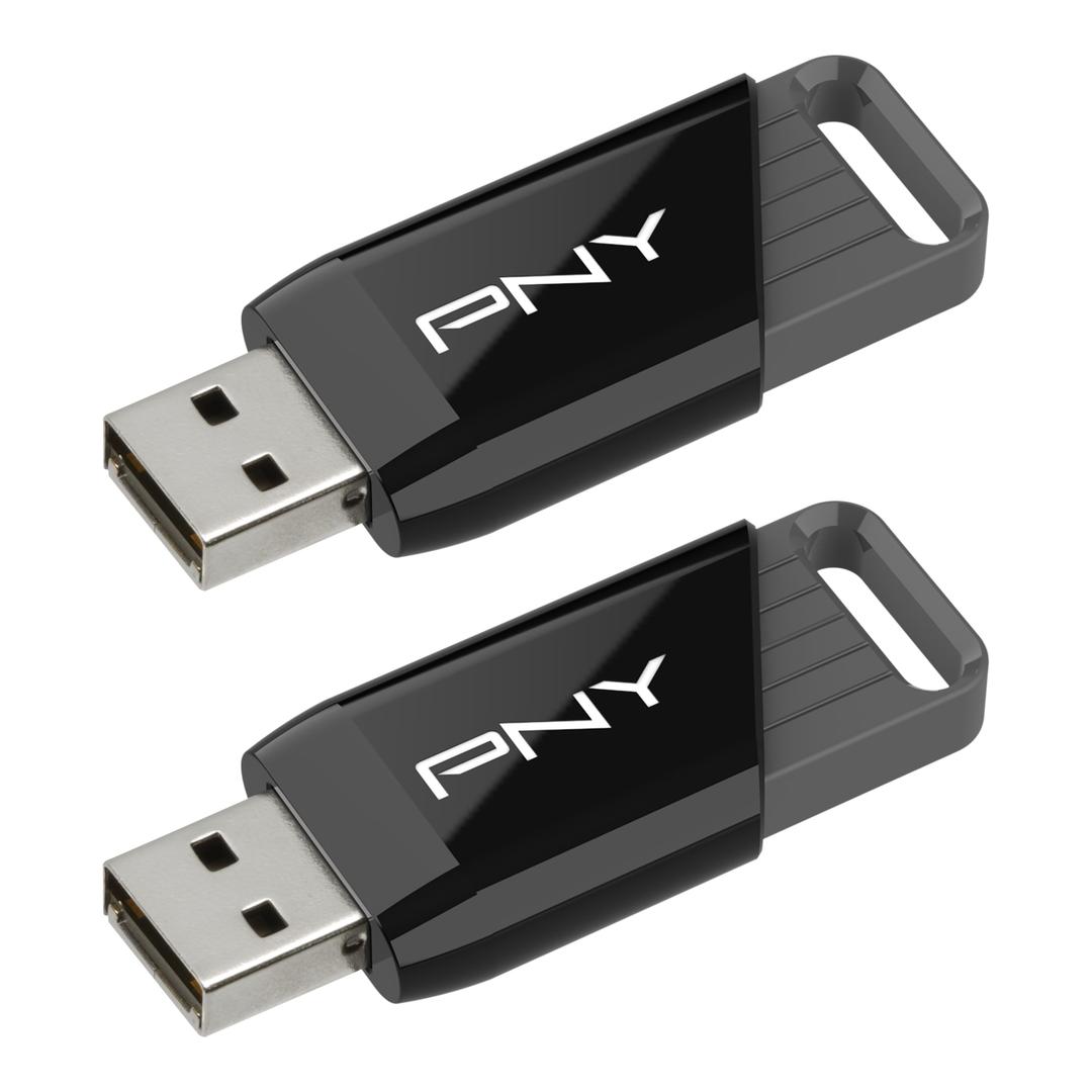 PNY 32GB Attaché X USB 3.2 Gen 1 Flash Drive 2-Pack