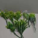 14 Bundles 5 Styles Fake Plants UV Resistant Artificial Outdoor Plant Boston Fern Lavender Plastic Flowers Greenery Shrubs for Outside Front Porch Balcony Patio Garden Home Decor