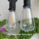 SUFEIMAS Outdoor String Lights Waterproof 400FT (100ft*4) shatterproof Patio Lights for Outside with 212 Vintage dimmable LED Edison Bulbs,Backyard Lights for Fence Garden,Balcony Porch Party Bistro