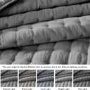 WDCOZY Dark Grey King Size Quilt Bedding Sets with Pillow Shams, Deep Lightweight Bedspread Coverlet, Quilted Blanket Thin Comforter Bed Cover, All Season Summer Spring, 3 Pieces, 104x90 inches