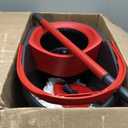 O-Cedar EasyWring Microfiber Spin Mop, Bucket Floor Cleaning System, Red, Gray, Standard