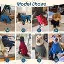 ROZKITCH Dog Coats for Small Dogs, Pet Windproof Warm Cold Weather Jacket Vest Cozy Jumpsuit Apparel Outfit Clothes for Small Medium Large Dog Walking Sleep S