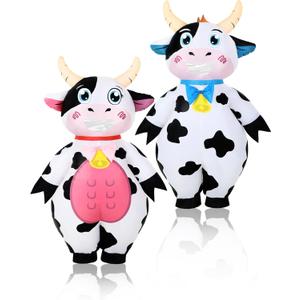 Poen 2 Pcs Inflatable Blow up Costume for Adult 96'' Baby Costume for Baby Shower Cosplay Gender Reveal Party