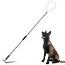 Dog Catcher Pole 61 Inches - Animal Catch Pole Heavy Duty Stainless Steel Catch and Release Pole for Cats, Dogs, Hogs, and Pigs - Animal Control Tools