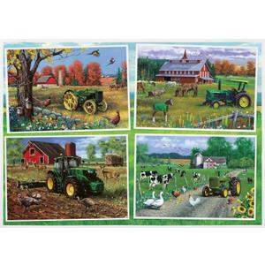 Ravensburger John Deere Classic - 500 Piece Large Format Jigsaw Puzzle | Unique Softclick Technology | Stunning Imagery | Sustainable Materials | Ideal for All Ages