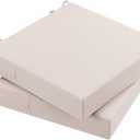 AAAAAcessories Outdoor Seat Cushions for Chairs, Waterproof, Fade-Resistant, 20" x 20" x 3", Patio Furniture Replacement Cushions, Set of 2, Sandstone Beige