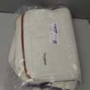 Taygeer Backpack for Women, College Backpack with Laptop Compartment & Shoe Pouch, 40l Travel Laptop Mochila Carry On Luggage, Airline Approved Personal Item Bag for Weekender Gym Hiking, Khaki White (X-Large)