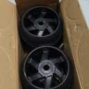 CheeMuii 4 Pack Deck Gauge Wheels Kit Fit for Most 42" 46'' 48'' 50" 52'' and 54" Decks Replace for Husqvarna 532174873 589527301 for Cub Cadet 753-04856A for MTD 133957 174873 734-03058, etc