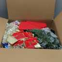 3ft Christmas Tree with Lights, Christmas 36inch Small Artificial Tabletop Tree, Xmas Desk Mini Tree with 50 LED Lights, Hanging Ornaments Decorations, Holiday Tree for Home Decor, Indoor, Office