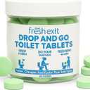 Toilet Deodorizer Tablets  Drop One In and Go  60 Count Citrus Scent  Odor Elimination for Bathroom  Replaces Toilet Spray  Long Lasting  Fresh Bowl Freshener
