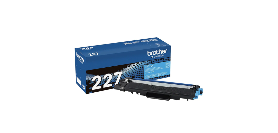 Brother Genuine TN227C, High Yield Toner Cartridge, Replacement Cyan Toner, Page Yield Up to 2,300 Pages, TN227, Amazon Dash Replenishment Cartridge 15.3 x 4.1 x 6.1 inches