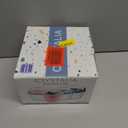 Crystalia 4 Pack 17 oz On The Go Yogurt Parfait Cups with Lids & Spoons - Breakfast Plastic Bowls with Topping -Cereal Oatmeal Salad or Fruit Container for Snack Box