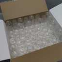 DECADORN Clear Stemless Champagne Flutes Plastic 48 Pack, Made in USA, 9oz Plastic Champagne Glasses - Durable and Sturdy Mimosa Glasses For Parties - Shatterproof, Recyclable, BPA-Free, Smooth Rims