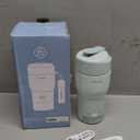 Papablic Pro Portable Bottle Warmer  115W Fastest Heating, Built-in Sterilizer, 8 Feeds per Charge, 5 Temp Settings + Keep Warm, for Breastmilk & Formula, Mint Green