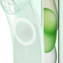 2 x ESR for iPhone 15 Case, Compatible with MagSafe, Military-Grade Protection, Resists Yellowing and Scratches, Magnetic Phone Case for iPhone 15, Zero Series, Frosted Green
