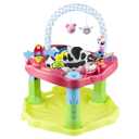 Evenflo Exersaucer Moovin & Groovin Activity Center, 25x30x30 Inch (Pack of 1) (Green/Yellow)