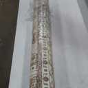 6' x 9' Durable Vinyl Rugs for Living Room, Vintage Floral Pattern for Dining Room, Bedroom, Home Office, Bobo Yellow Non-Slip Large Rugs for Indoor&Outdoor RV, Deck, Backyard, Balcony, Home Decor