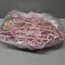 50 Pack Pink Baby Hangers Plastic Baby Clothes Hangers with Clips Non-Slip Ultra-Thin Kids Infant Coat Hanger for Newborn Toddler Clothes