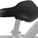Kids Bike Saddle for 14 16 18 20 24 Inch Child Bikes Children Bike Replacement Kids Bike seat for Girls Boys Bike 129 (Black)