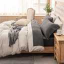 PURE ERA Jersey Knit 4pc Bed Sheet Set 100% T-Shirt Heather Cotton Super Soft Comfy Breathable Fits Mattress Up to 20" Extra Deep Pocket (Charcoal Dark Grey, King)