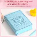 2 x Thick Blank Fruit Color Page Notebook with Waterproof Cover,Small 400 Color Pages 3.9 5.5 Hardcover Journaling for Women Men Work, School, Note Taking or Sketching Diary (Blueberry-Blue)