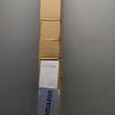 UNISHADES 100% Blackout Artificial Linen Cordless Roller Shades for Indoor Windows, Roller Blinds for Home, for Window Size 46" W × 72" H White