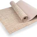 Myga Jute Yoga Mat, High Performance Vegan Floor Exercise Mat, Eco Friendly Biodegradable Yoga Mat with PVC Backing,72" x 24", 0.2" Thickness
