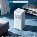10,000 BTU Portable Air Conditioner, 3-in-1 AC Unit for 450 Sq.Ft Rooms With Cooling, Dehumidification & Fan Modes, Includes Remote Control, 24H Timer & Window Kit for Bedroom