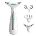 Multi-Functional Beauty Device - 4-in-1 Face, Neck, Eye & Body Massager | Red Light Therapy | Skin Lifting & Firming | Wrinkle & Dark Circle Reducer | Portable Face Sculpting Tool (Four Head, White-four Head)
