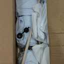 6 Pcs Kids Teepee Tent Bulk with Light String Inflatable Airbed Bedding Fitted Sheet and Markeable Small Blackboards for Boys Girls Indoor Outdoor Slumber Party (White)