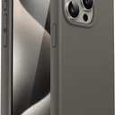 JETech Silicone Case for iPhone 15 Pro 6.1-Inch, Silky-Soft Touch Full-Body Protective Phone Case, Shockproof Cover (Clay)