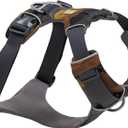 Ruffwear, Front Range Dog Harness, Reflective Soft Padded Harness with Dual Leash Clips, Adjustable and Lightweight Fit for Training or Walking for All Dogs, Moonlight Mountains, Large/X-Large