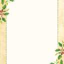 Great Papers! Falling Holly Imprintable Stationery, 8.5" x 11", Pack of 80 (2015049)