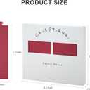 Polymer Material Reusable Napkin Band, Glue-Free Tear-Proof Water Resistant Oil-Proof Napkin Bands Set of 200(Front Burgundy Color and Back White), 6 Adjustable Sizes Napkin Rings