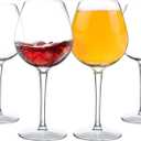 Generic 4 Pack Plastic Wine Glasses Set of 4, 14oz(400ml), Unbreakable Tritan Wine Glasses with Stem, BPA Free, Dishwasher Safe, Perfect for Poolside, Outdoors, Camping, and More, Clear