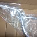 BMX Handlebar 22.2mm Bike Riser Handlebar, Length 680mm, Bicycle Handle Bars Aluminum Alloy Silver