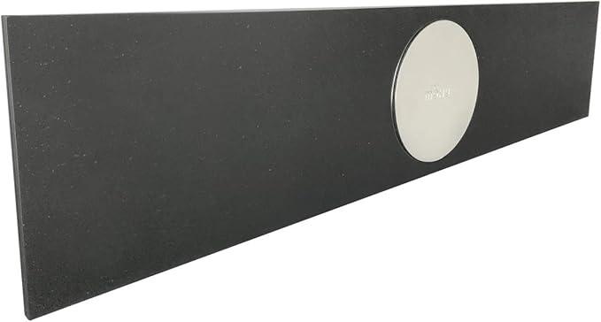 Mohu Slate Premium Amplified Indoor/Outdoor 24" HDTV Antenna, 50-Mile Range, UHF/VHF Multi-directional, 16 ft. Cable, Tabletop or Wall Mount, USB Power Adapter, Mounting Hardware, 4K-Ready, MH-110040
