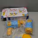 LUSJNGE 2 Bubble Gun with 2 Bottles Refill Solution for Kids, 40-Hole Light Up Bubble Machine for Toddlers 1-3, Blue Bubble Blaster Maker, Party Favors Toys for Boys Girls 4-8 Birthday Gifts