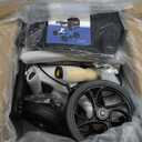 Economy Knee Scooter Steerable Knee Walker for Foot Injuries Compact Crutch Alternative with Dual Braking System (Yellow)