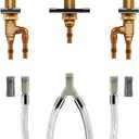 Moen 4793 Two Handle Roman Tub Adjustable Valve with 1/2-Inch CPVC PEX Connections (0.5)